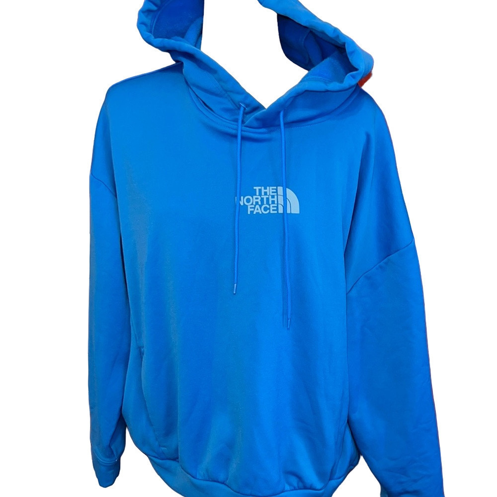 The North Face Blue Sweater Classic Style Pockets. XL
